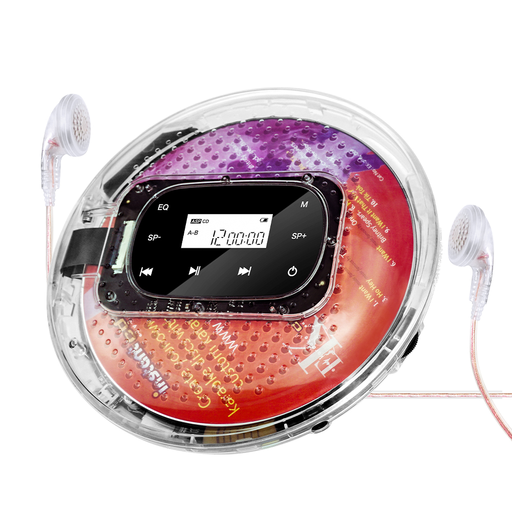 Chạy bộ với giai điệu của bạn: Trình phát CD di động trong suốt của Tompire